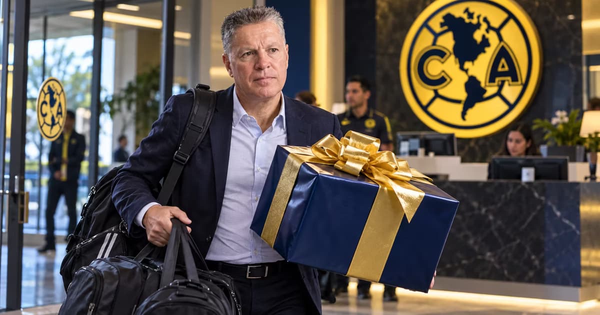Ricardo Peláez llenando al Club América