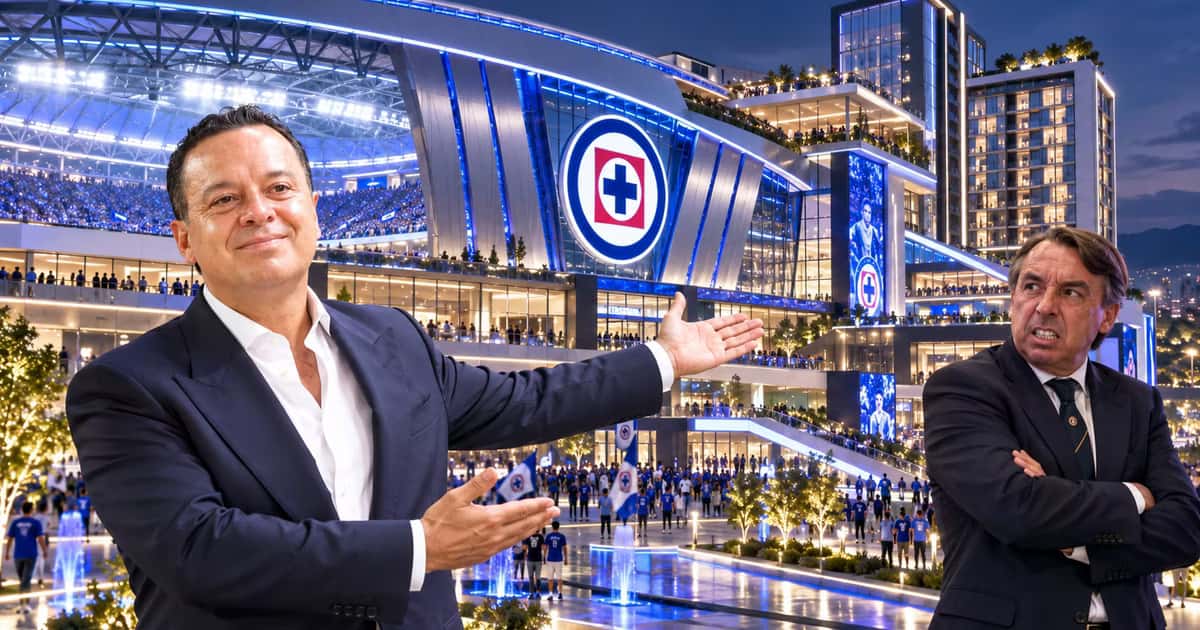 El nuevo estadio de Cruz Azul contempla hotel, zonas comerciales y espacios de entretenimiento, con una inversión estimada de hasta 350 millones de dólares.