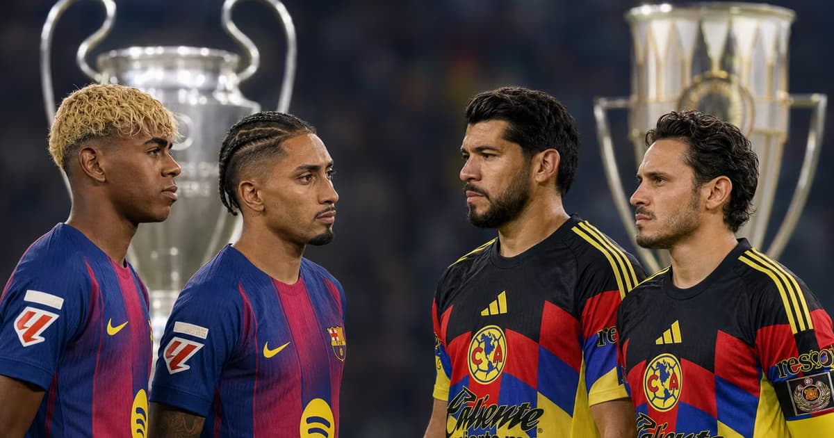 América y Barcelona mantienen su peso dentro de sus ligas, pero acumulan más de una década sin conquistar un título internacional.