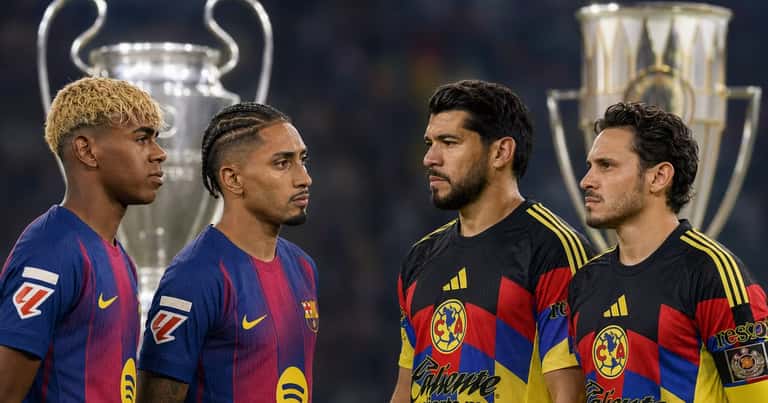 Club América es comparado con el FC Barcelona tras llevar 10 años de sequía internacional