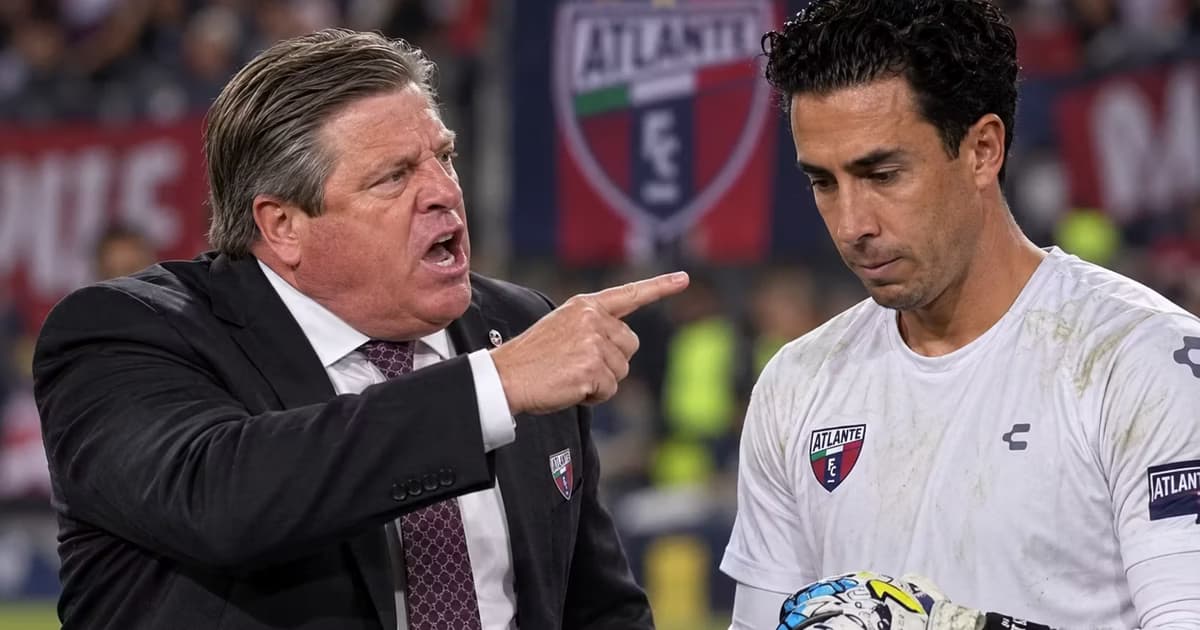 Miguel Herrera lamentó nuevamente los golazos que ha recibido Atlante durante el Apertura 2026, con Óscar Jiménez como titular habitual en la portería de los Potros.