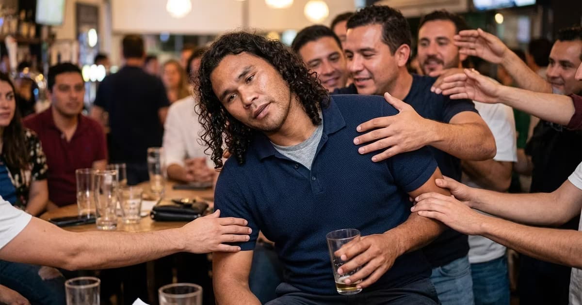 Carlos “Gullit” Peña apareció sentado dentro de un automóvil mientras vaciaba una cerveza, una grabación que provocó críticas y mensajes de respaldo en redes sociales.