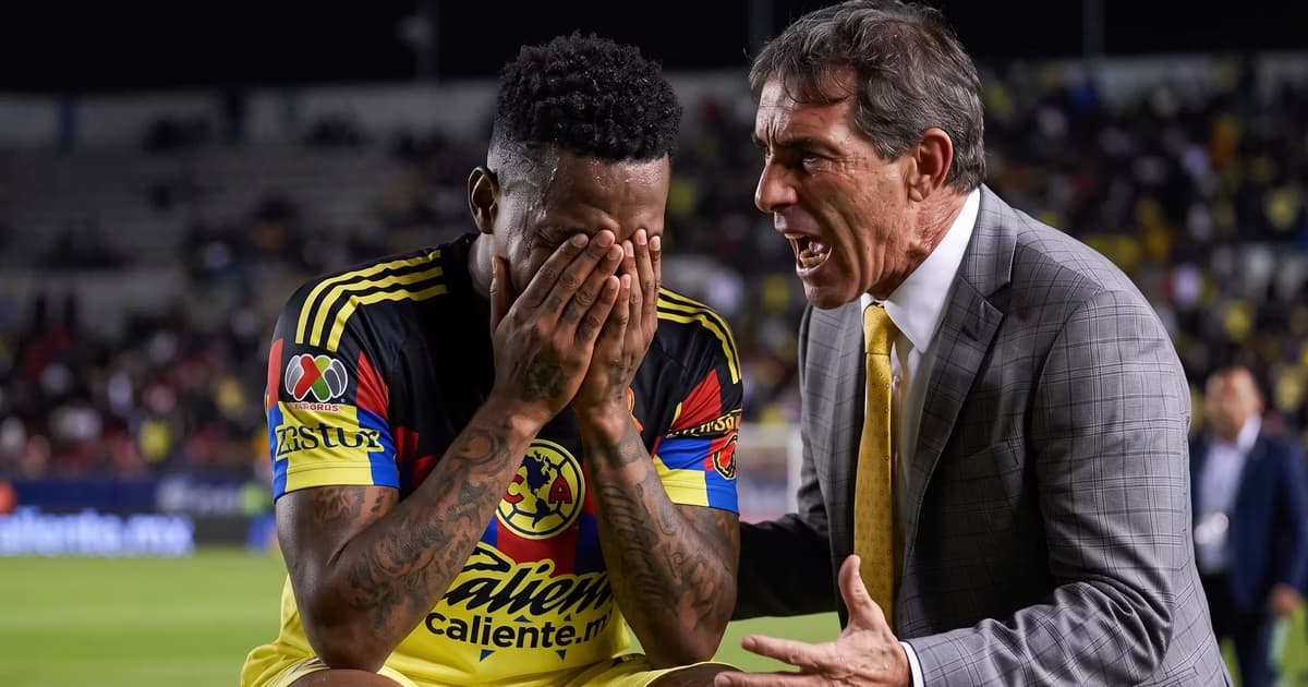 Miguel Borja cometió un error con el América ante Necaxa