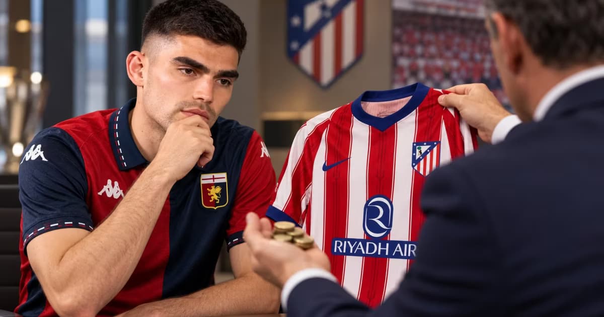 Johan Vásquez despertó el interés del Atlético de Madrid gracias a su rendimiento en Italia y su valoración de mercado.