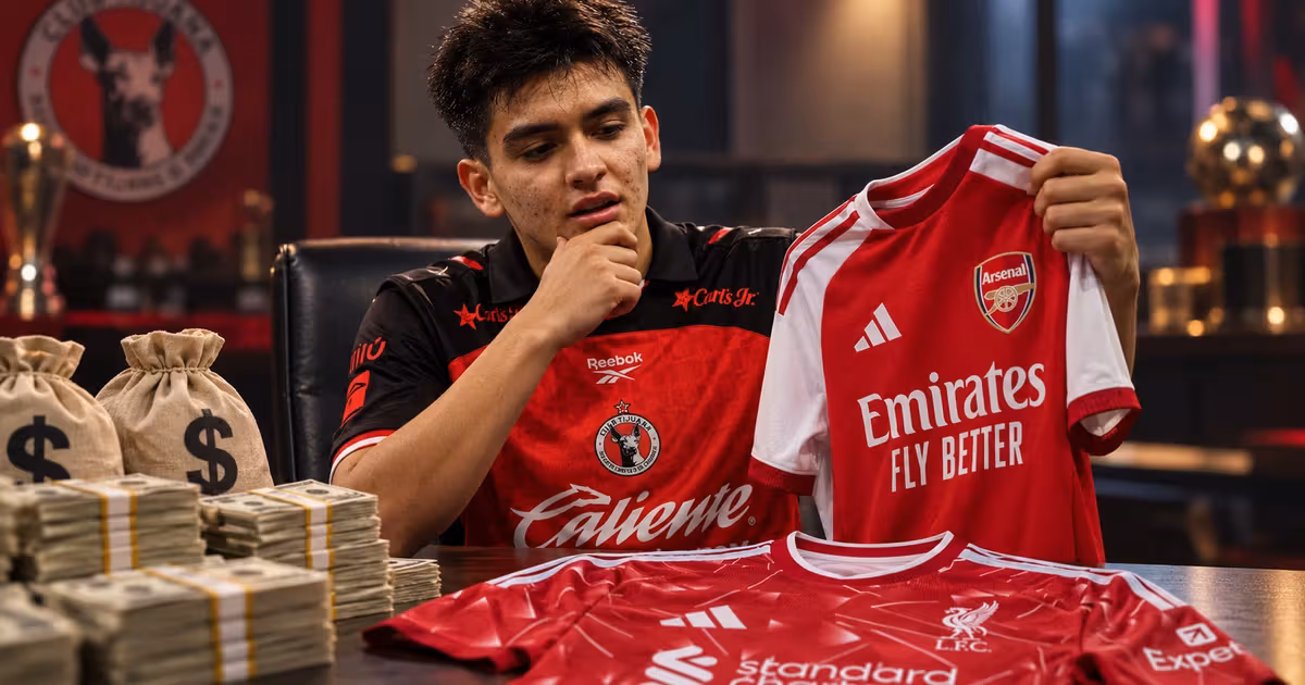 Gilberto Mora despierta el interés de Arsenal y Liverpool, dos clubes que podrían disputar su fichaje durante el próximo mercado europeo.