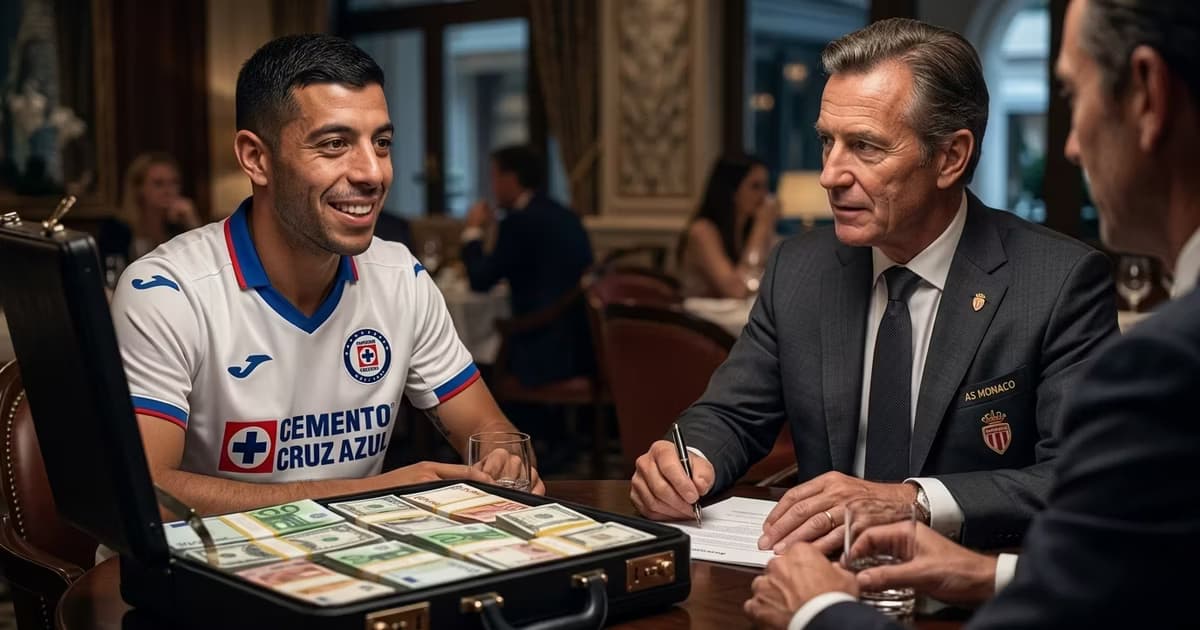 Erik Lira tiene contrato con Cruz Azul hasta 2029, pero el AS Mónaco ya presentó una oferta formal para intentar llevarlo a la Ligue 1.