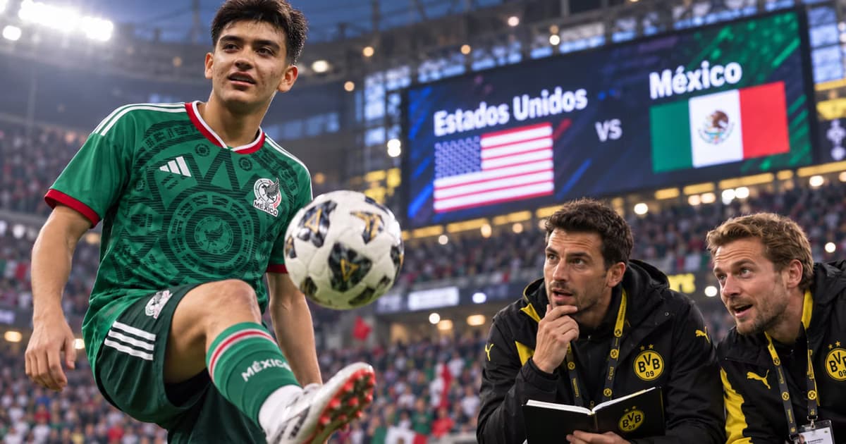 Gilberto Mora tendrá nuevamente los ojos de Europa encima durante el clásico entre México y Estados Unidos.