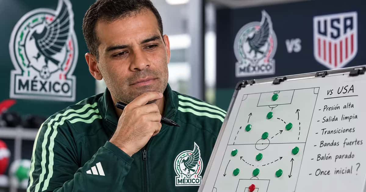 Rafa Márquez prepara varios regresos al once titular para buscar su primera victoria como entrenador de México frente a Estados Unidos.