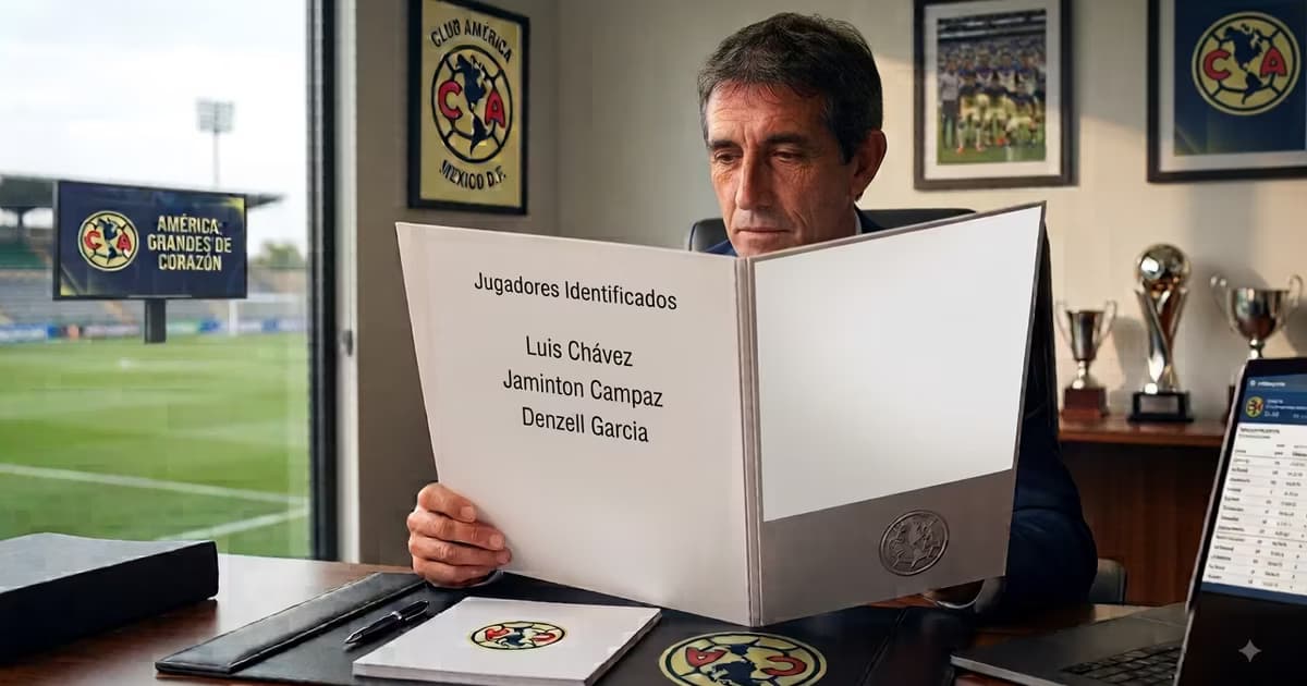 Guillermo Almada espera más incorporaciones en América y Luis Chávez, Jaminton Campaz y Denzell García han sido relacionados con el conjunto azulcrema.