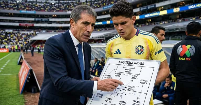 Almada usaría a Israel Reyes para presionar a Baños para que traiga los refuerzos al América