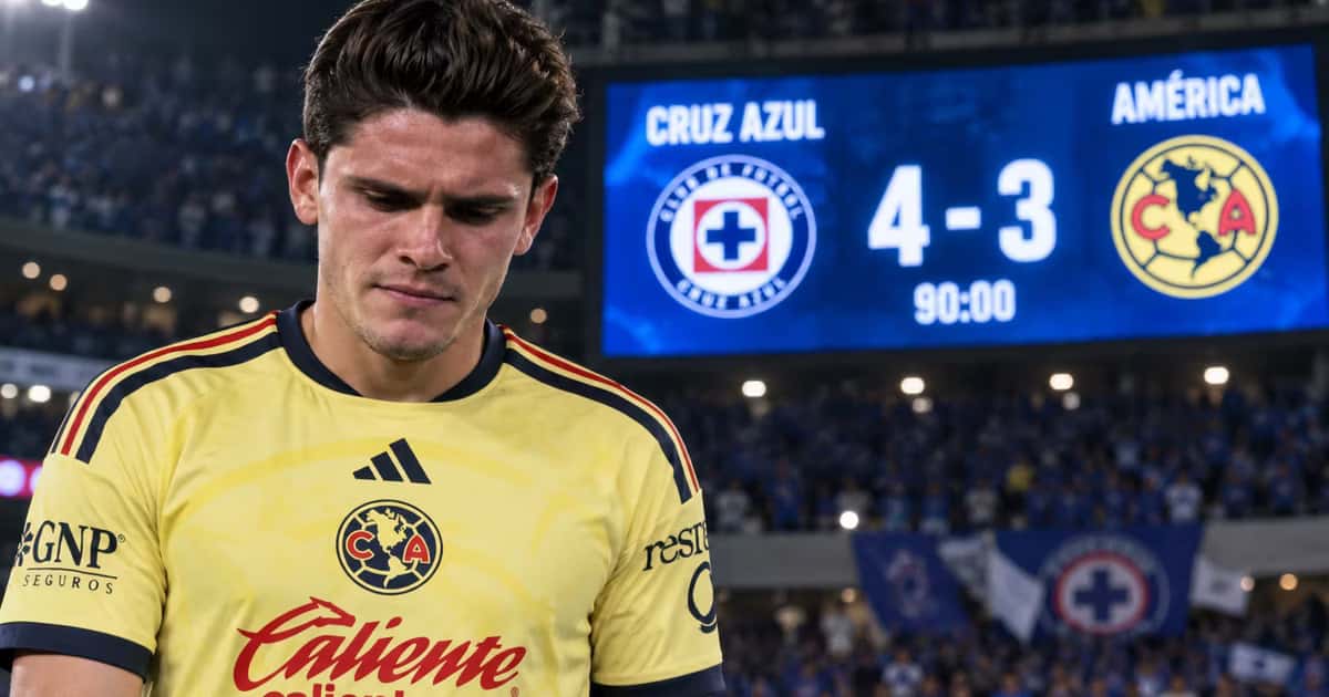 Israel Reyes fue titular en el Clásico Joven y quedó señalado después de los tres goles que Cruz Azul consiguió durante la primera mitad.
