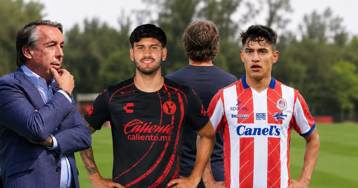 Emilio Azcárraga analizando a Alejandro Gómez y a Eduardo Águila.