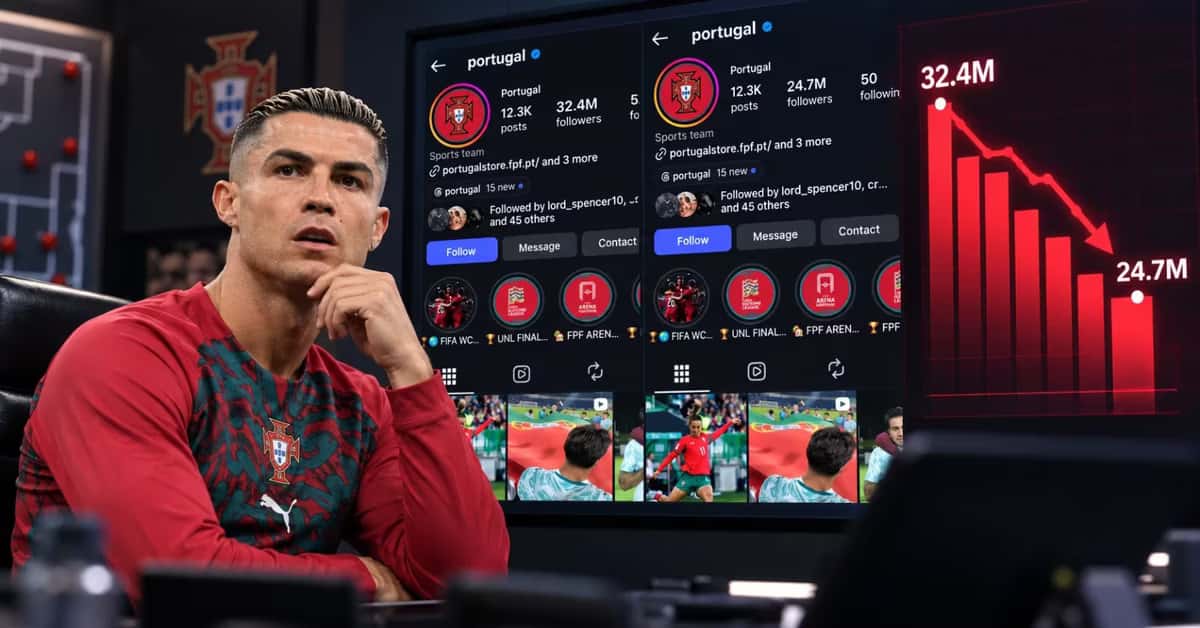La salida de Cristiano Ronaldo de la concentración portuguesa provocó una fuerte reacción entre los seguidores de la selección en Instagram.