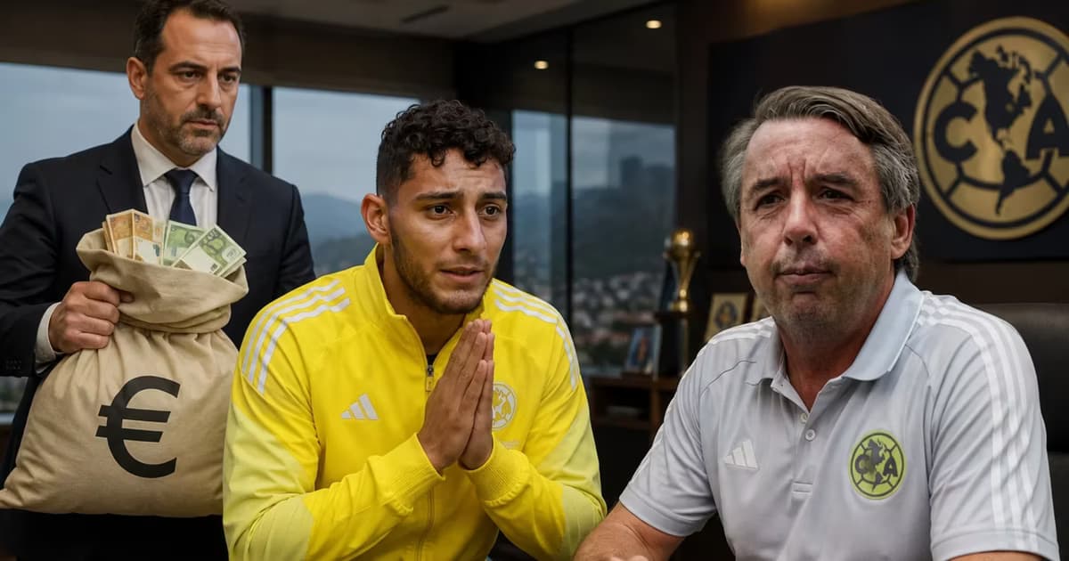 Sebastián Cáceres rogándole a Emilio Azcárraga.