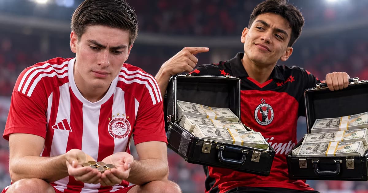Armando González elevó su valoración hasta los 24.42 millones de euros en Grecia, mientras Gilberto Mora permanece ligeramente arriba con 25 millones.
