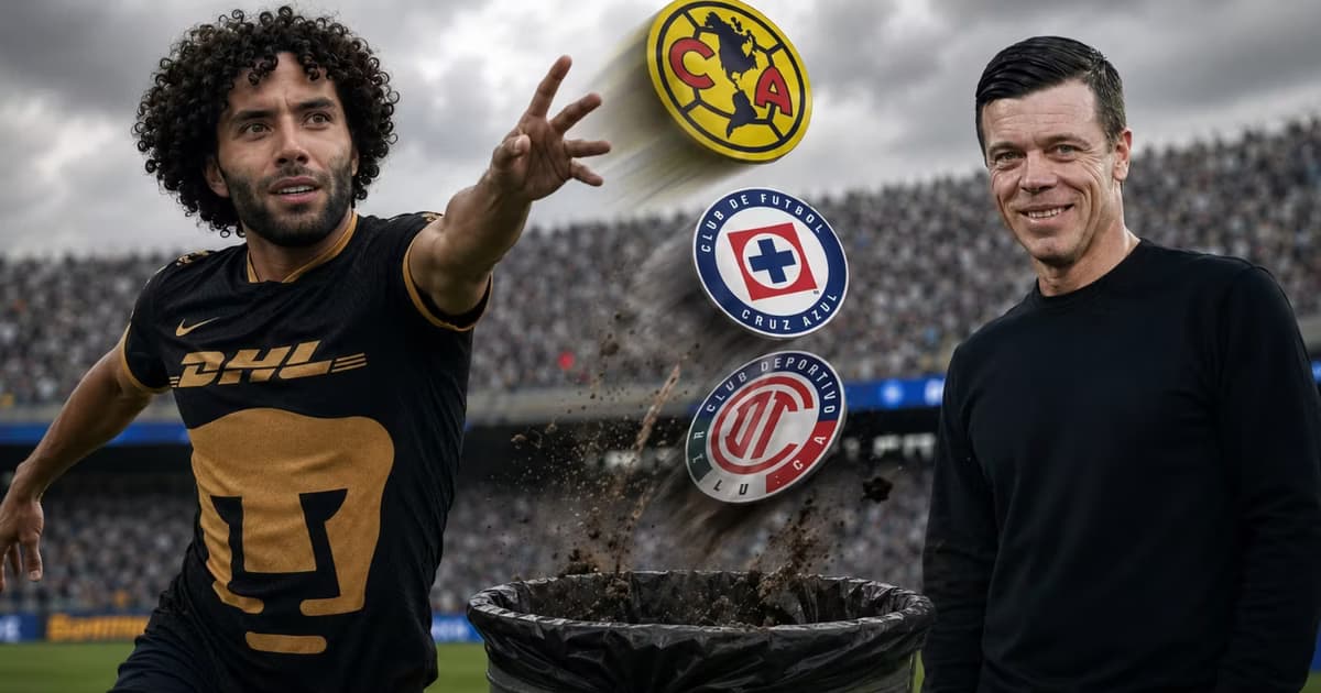 César Huerta desechando escudos y Esteban Solari a su lado.