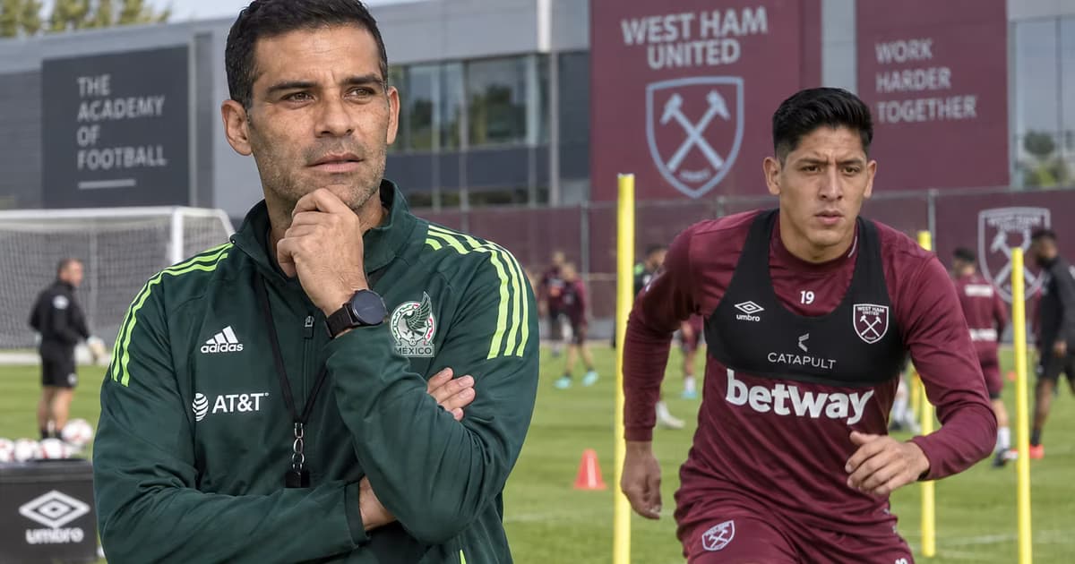 Edson Álvarez atraviesa un momento complicado en West Ham y apunta a ausentarse de los primeros partidos de Rafael Márquez con México.