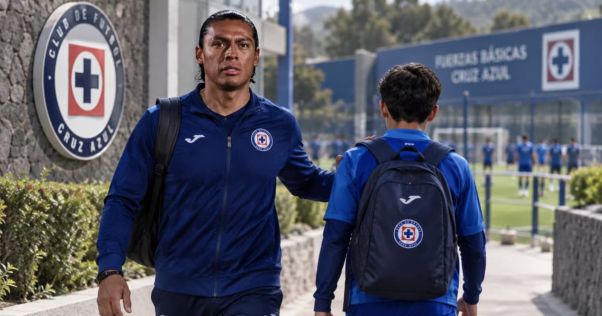 Jorge Rodarte ha alternado entre el primer equipo y las categorías juveniles de Cruz Azul durante 2026.