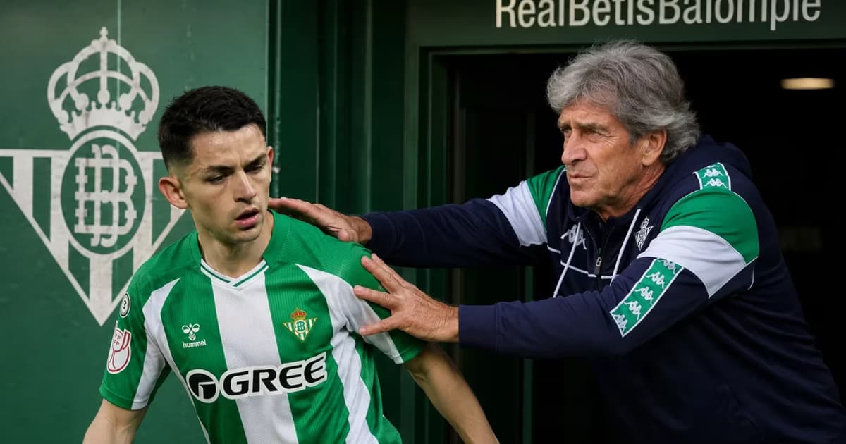 Mauricio Pellegrini aventando a Álvaro Fidalgo.