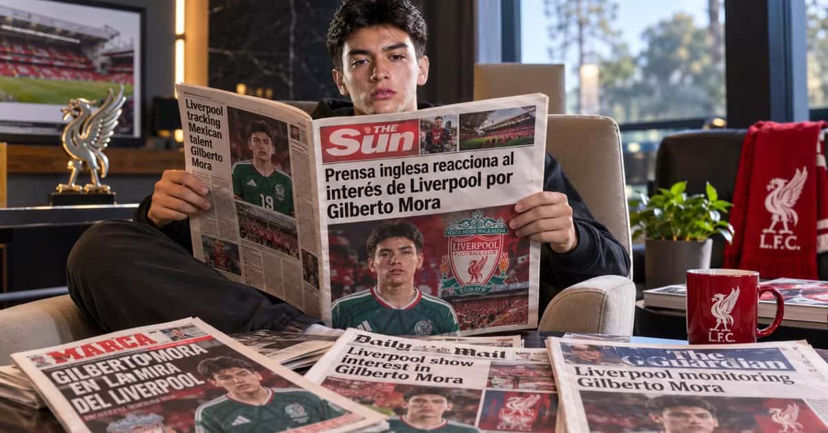 Gilberto Mora vuelve a generar atención en Inglaterra mientras Liverpool analiza cómo adelantarse a varios gigantes europeos por su fichaje.