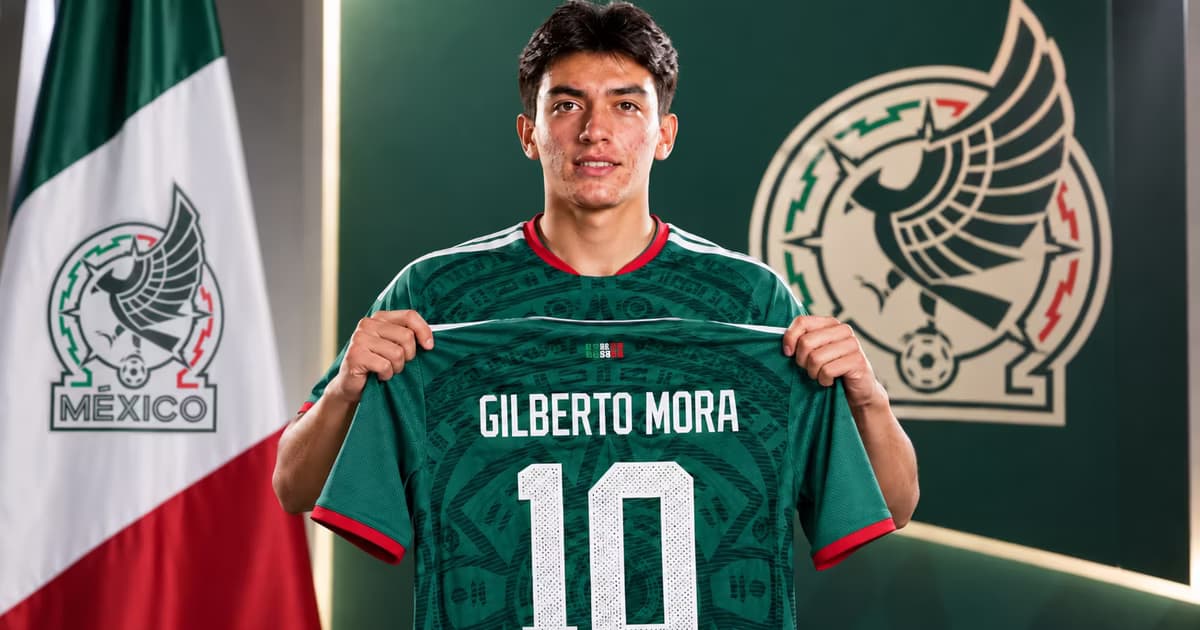 Gilberto Mora utilizará el número 10 de México durante la primera Fecha FIFA de Rafael Márquez, aprovechando la ausencia de Alexis Vega.