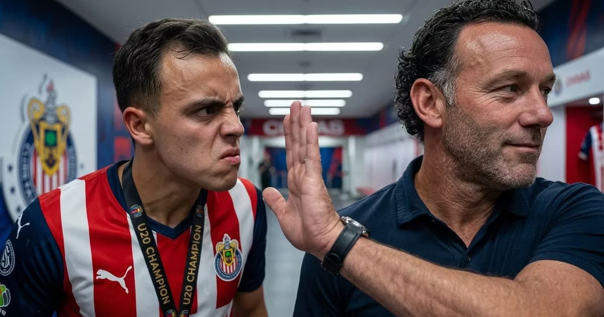 Hugo Camberossiendo ignorado por Gabriel Milito