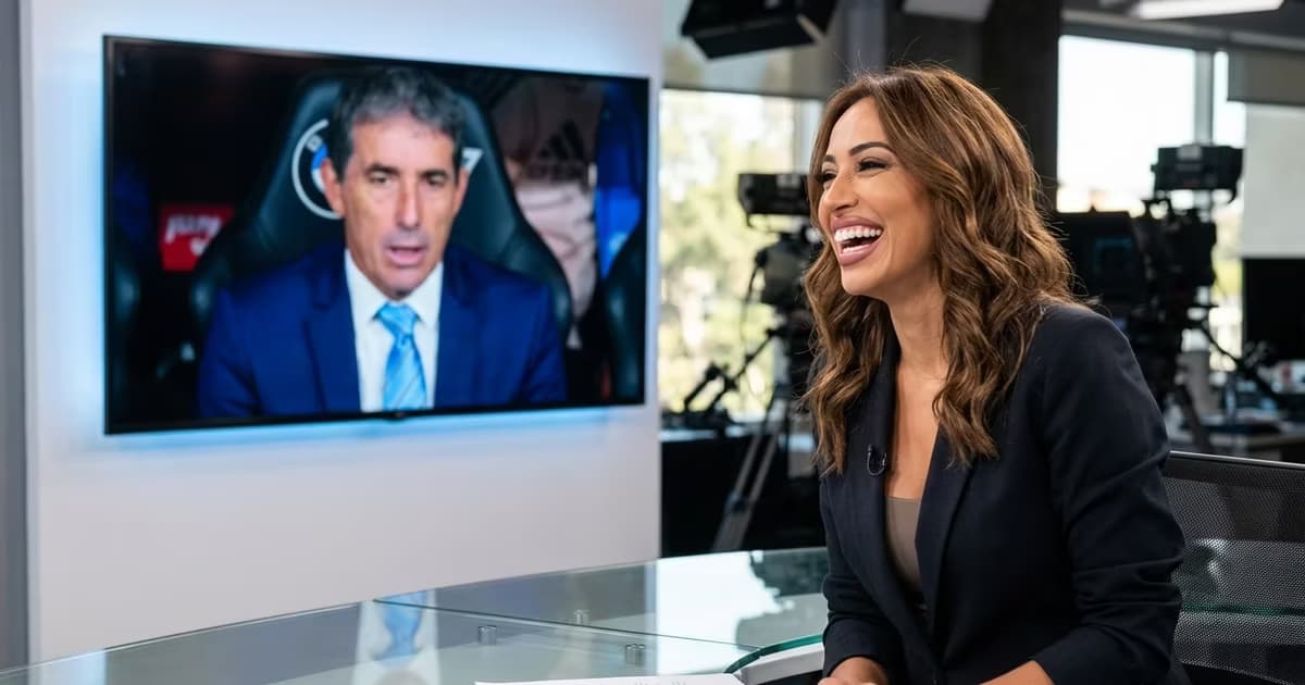 Claudia García bromeó en FOX con la tranquilidad de Guillermo Almada durante su conferencia posterior al partido del América frente a Austin FC.