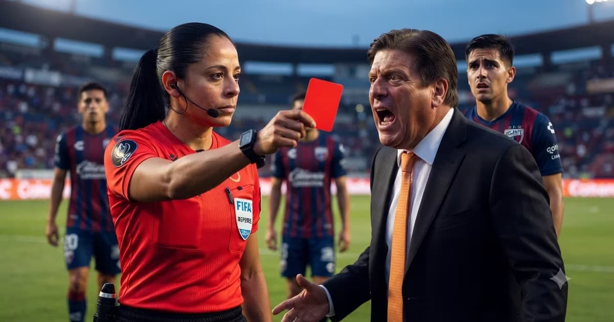 Miguel Herrera fue expulsado por insultar a la árbitra Lizeth García