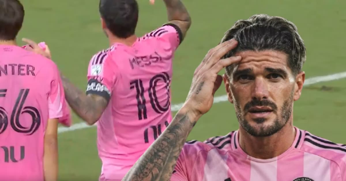 De Paul festejó con la playera de Lionel Messi su gol ante Rayados