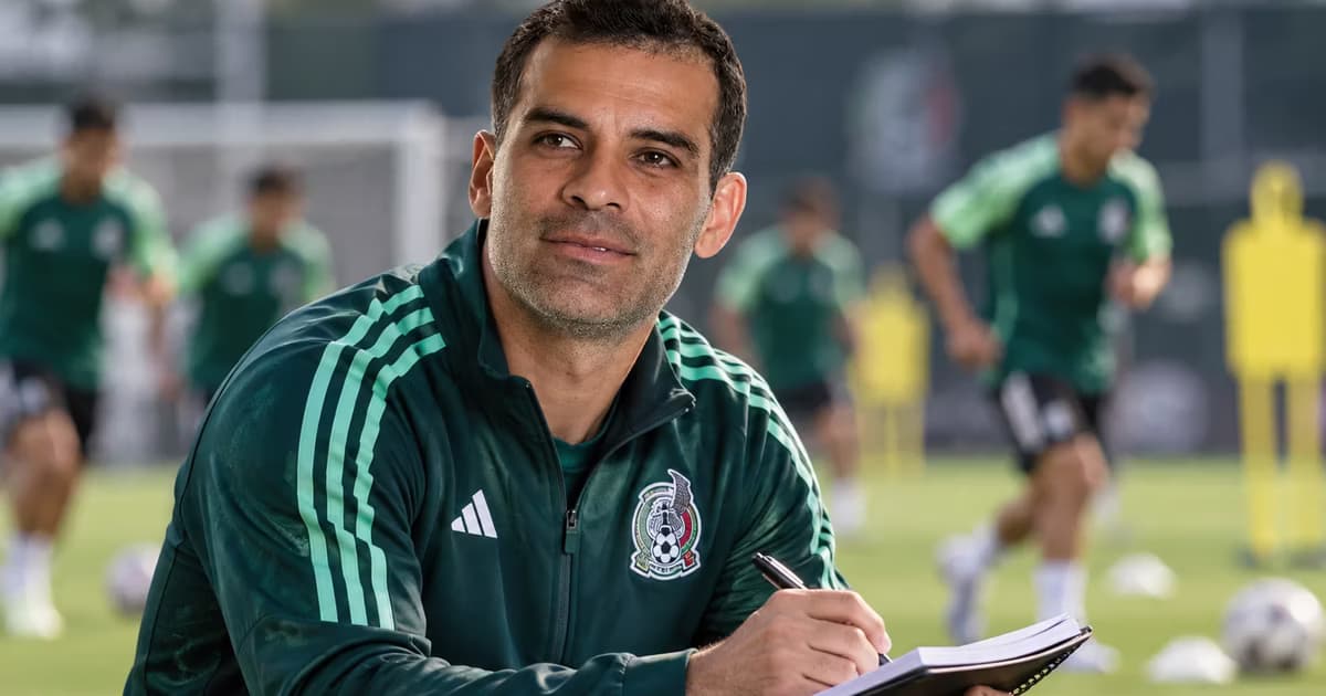 Rafa Márquez permaneció en el campo después del México-Perú para observar el trabajo de los futbolistas que no tuvieron minutos.