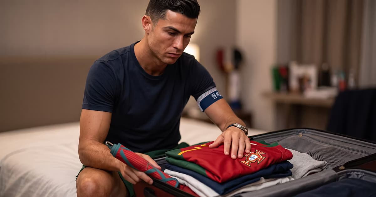 Cristiano Ronaldo abandonó la selección de Portugal