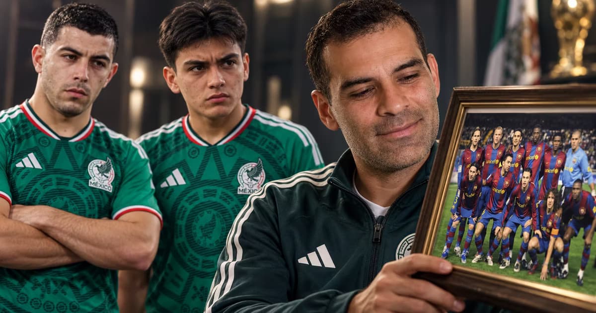 Rafa Márquez generó discusión con su comparación con el Barcelona antes de estrenarse como técnico de México.