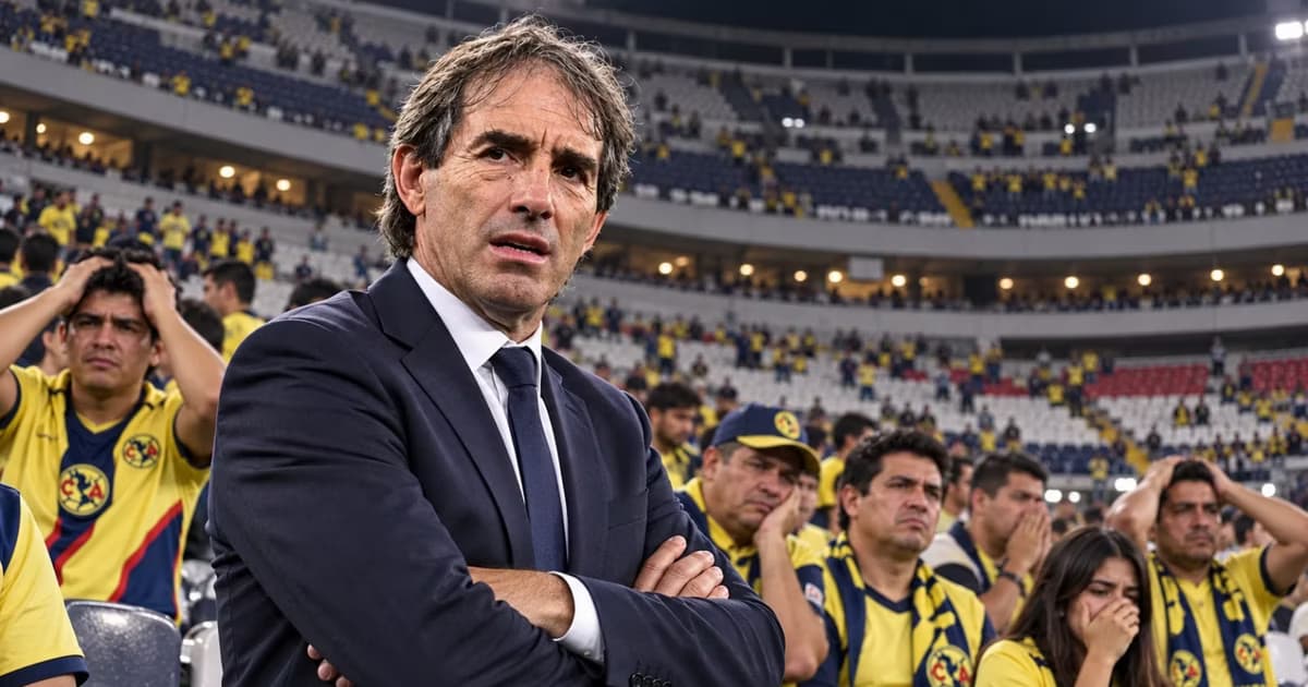 Las tribunas del Estadio Azteca presentaron numerosos espacios vacíos al inicio del partido entre América y Monterrey.