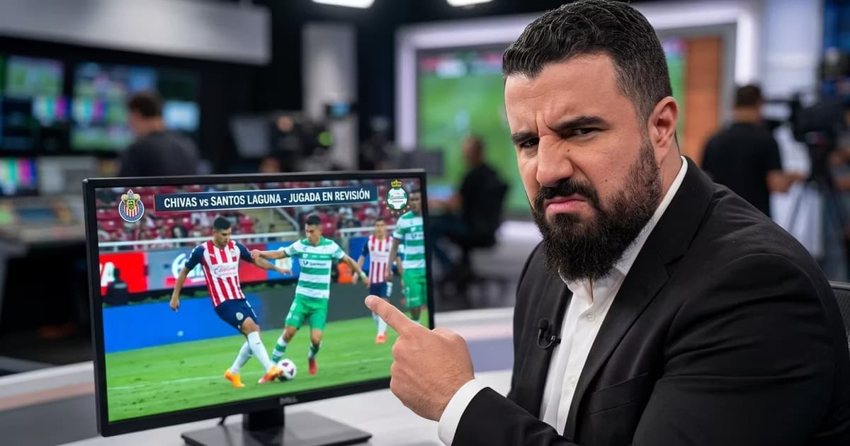 Álvaro Morales cuestionó el penal convertido por Ricardo Marín que permitió a Chivas derrotar 1-0 a Santos Laguna en el Estadio Corona.