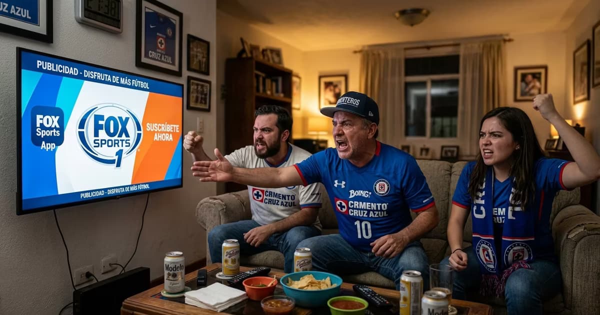 Nico Ibáñez marcó el segundo gol de Cruz Azul ante Necaxa, pero los aficionados que seguían la transmisión tuvieron que esperar la repetición para observar la anotación.
