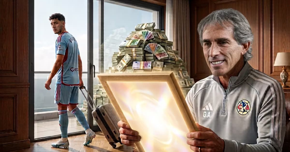 Sebastián Cáceres despertó el interés del Celta de Vigo y una venta importante podría darle al América recursos para volver a intentar el fichaje de Luis Chávez.