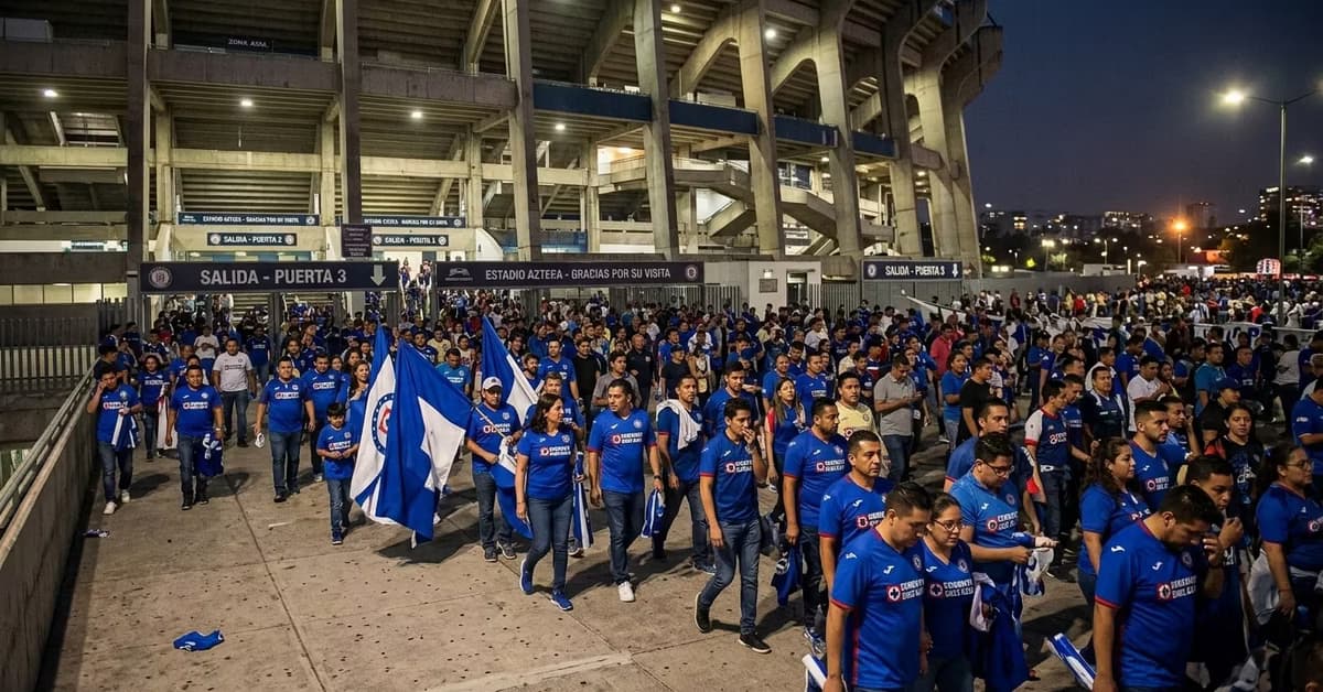 Afición de Cruz Azul abandonó: hubo más público en la Leagues Cup que en el Estadio Azteca