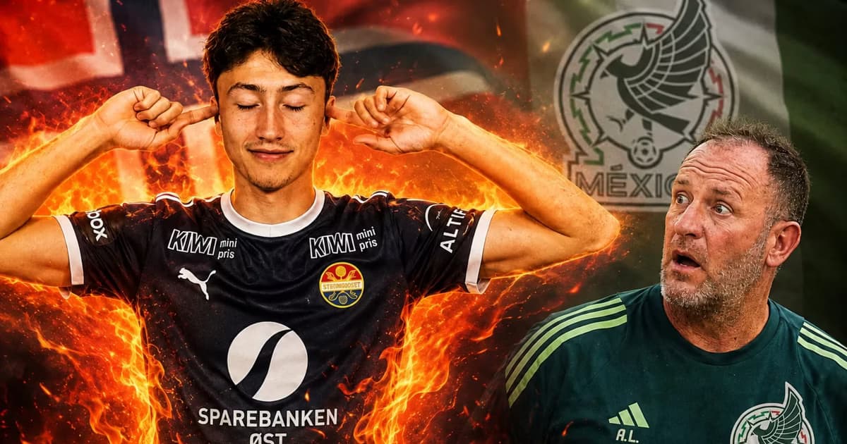 Andreas Heredia en fuego y a su lado, Andrés Lillini.