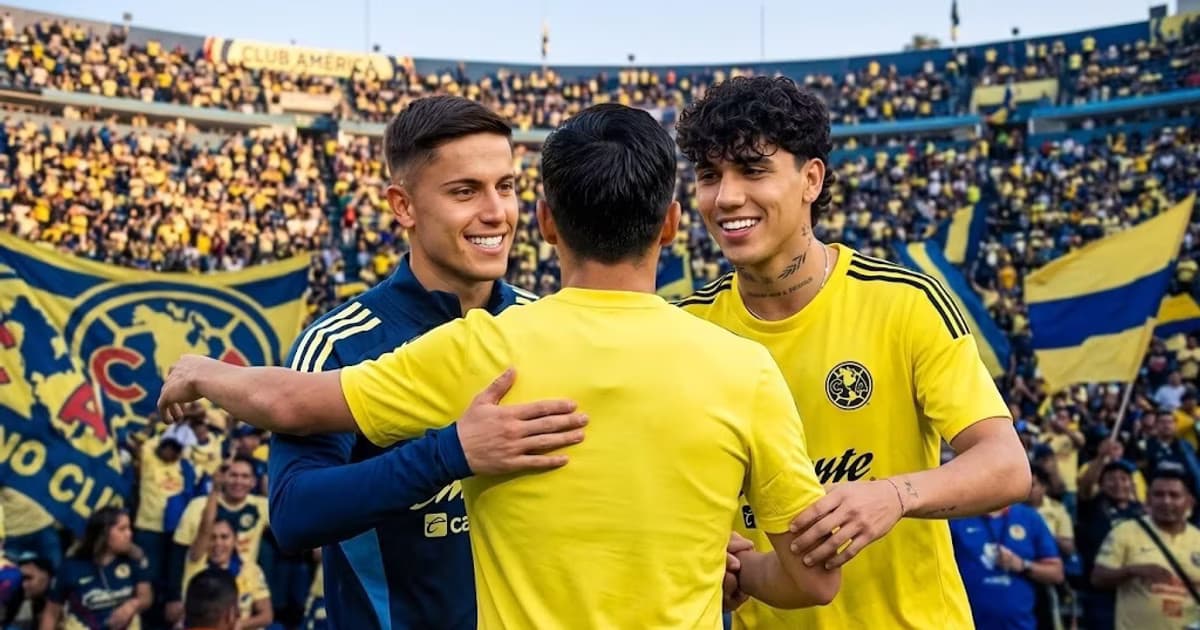 Raphael Veiga aparece cada vez más integrado con Brian Rodríguez y Kevin Álvarez durante su etapa con el Club América.
