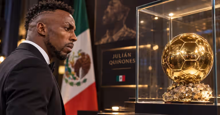 Julián Quiñones hace historia en el Balón de Oro y supera a William Saliba en el ranking
