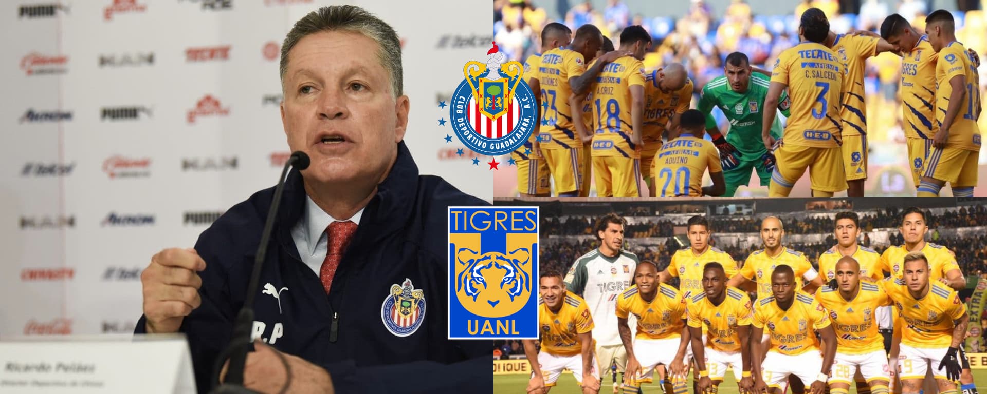 A Tigres se le van varios jugadores y Ricardo Peláez tiene la probabilidad de reforzar a Chivas sin gastar tanto.