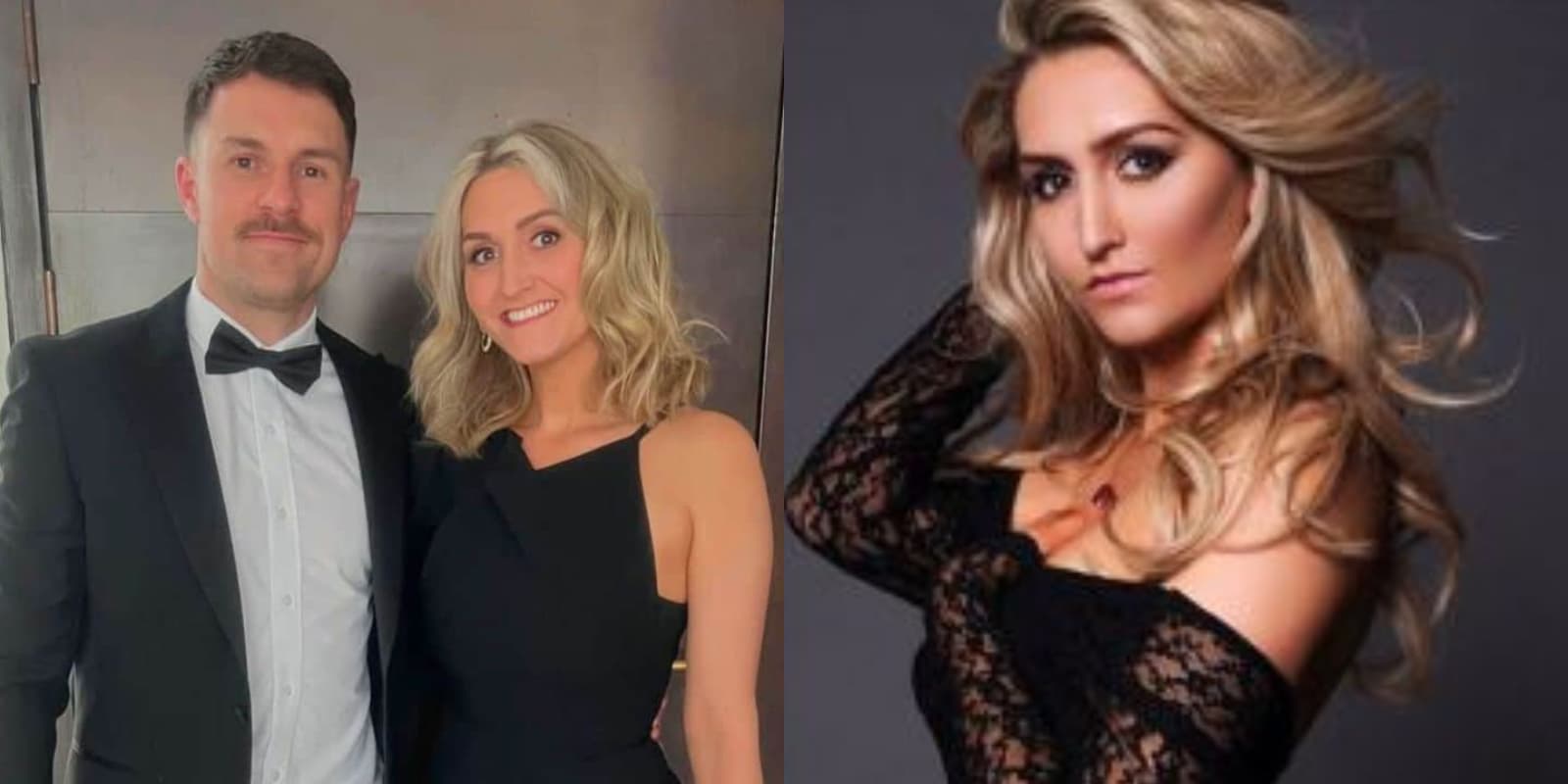Aaron Ramsey y su esposa / FOTO JUAN FÚTBOL