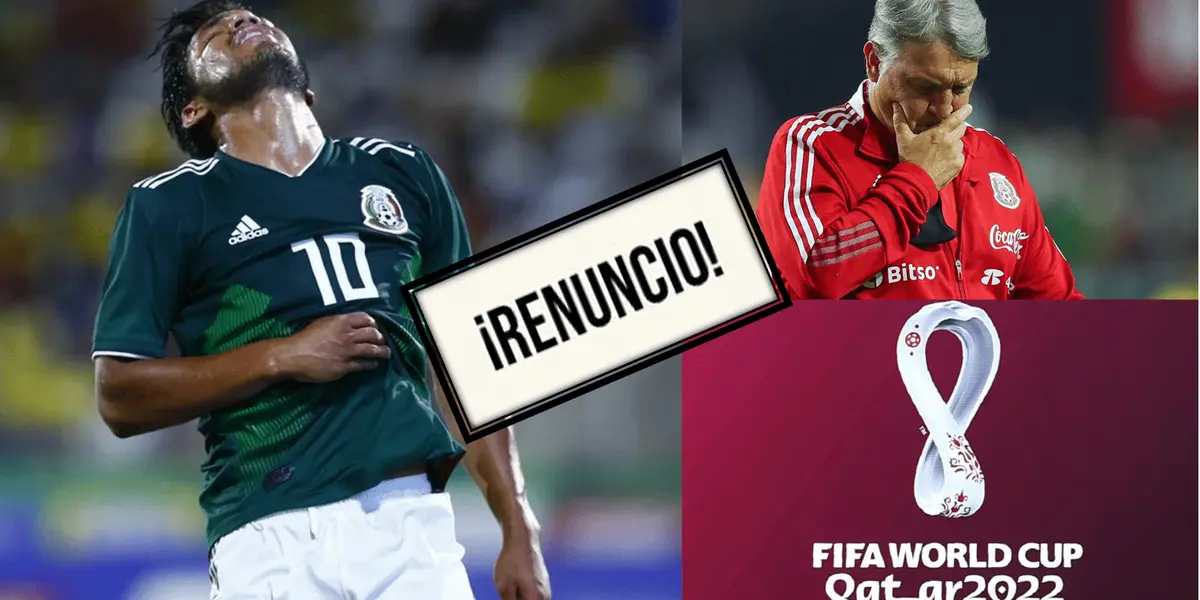 Adiós al Mundial de Qatar, el quinto jugador que abandona el conjunto mexicano todo porque no tiene la atención del entrenador. 