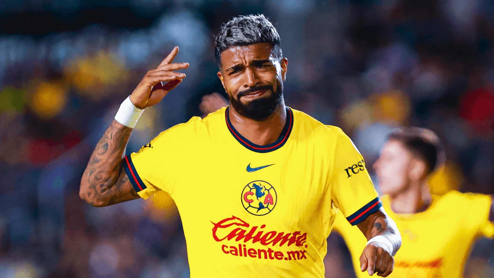 Aguirre en el partido contra Mazatlán. | Foto: X oficial de @ClubAmerica