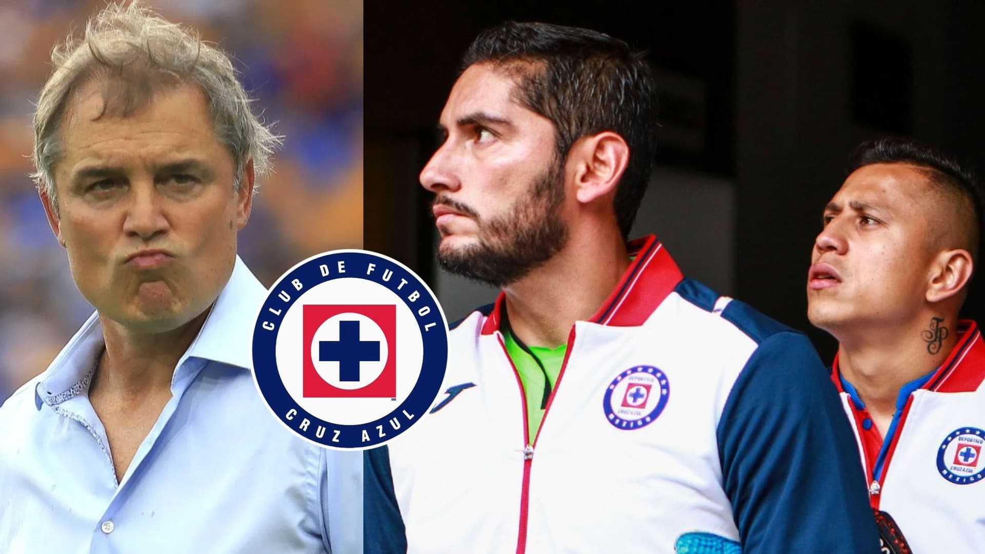 Aguirre y los 3 jugadores que ha dejado a la banca en Cruz Azul