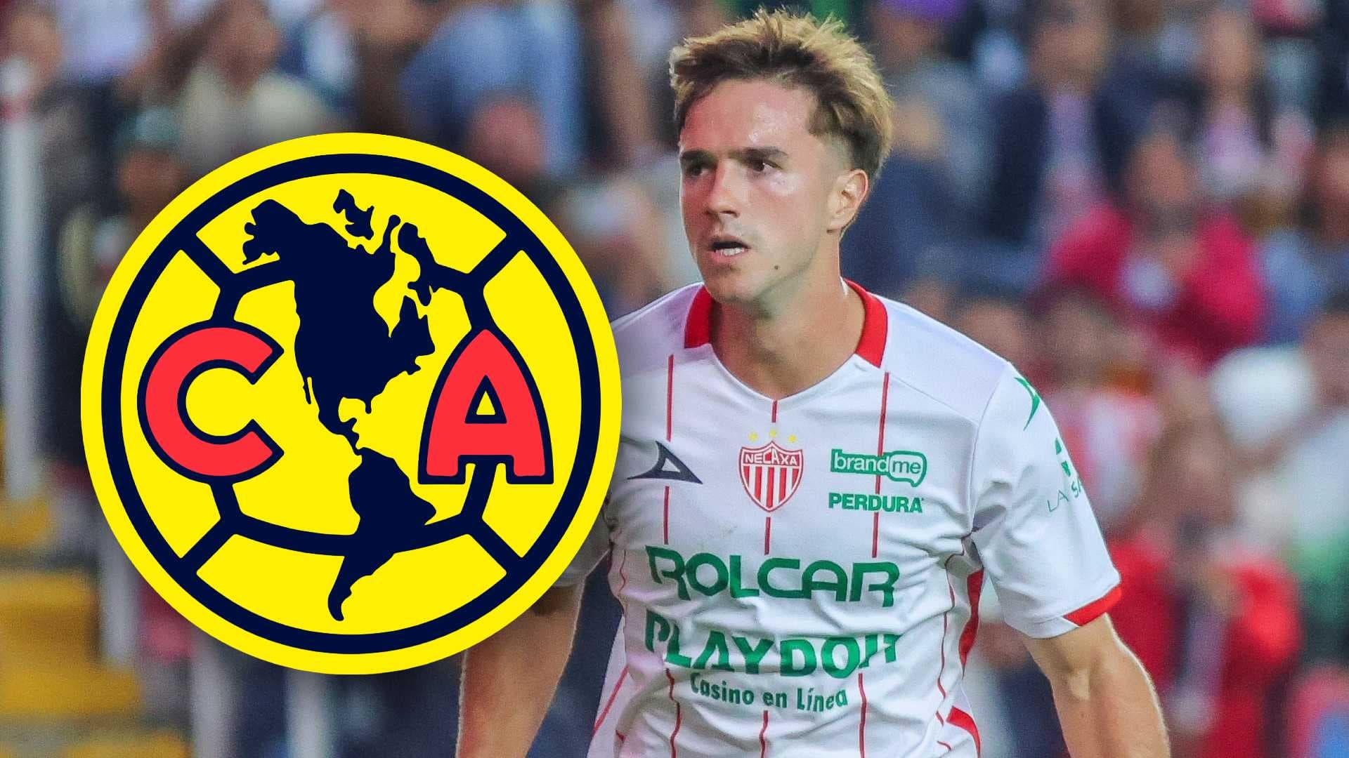 Agustín Palavecino jugando con Necaxa