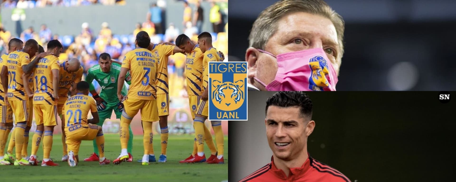 Al crack mexicano le apodan como Cristiano Ronaldo pero Miguel Herrera no lo quiere en Tigres y se iría.