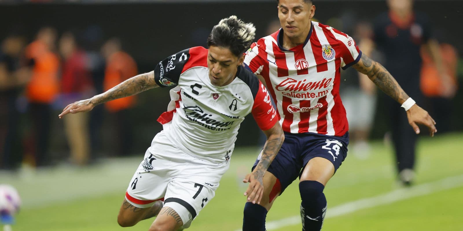 Al minuto 40 se suscitó unq jugada polémica que terminó en el gol del Atlas