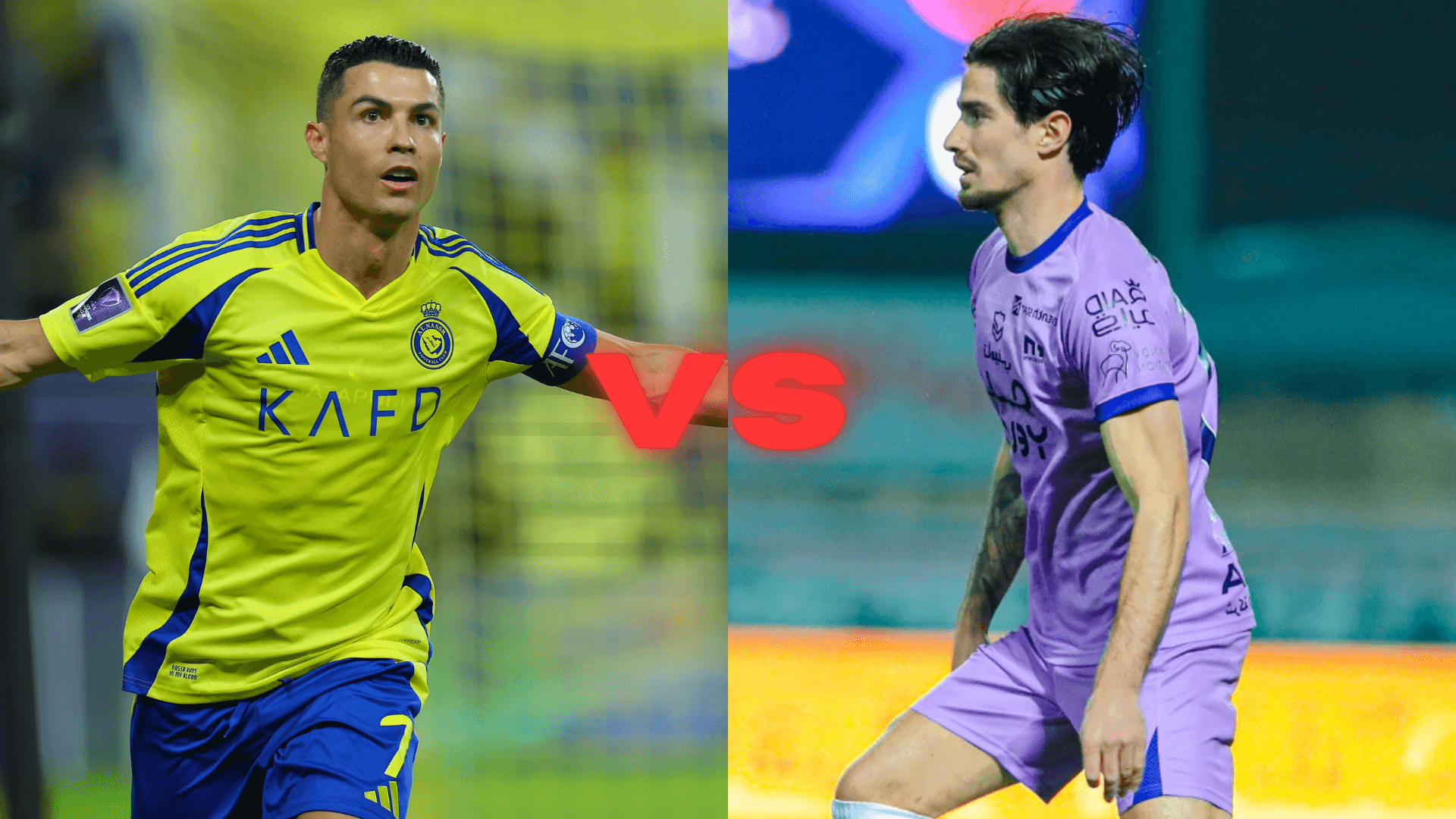 Al Nassr vs Al Kholood | Fotos: @AlNassrFC_EN y @AlkholoodClubEN