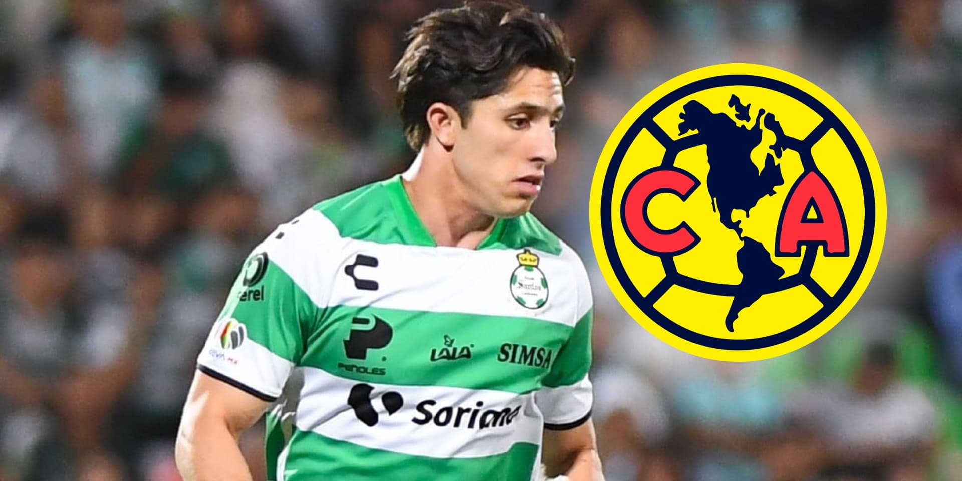 Alan Cervantes con la playera de Santos Laguna (Fuente: MEXSPORT)